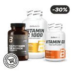Vitamin C1000 + Vitamin D3 + Multivitamin For Women from organic sources