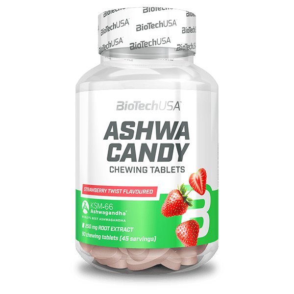 Ashwa Candy - 90 tabletek do gryzienia strawberry twist