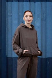 Damska bluza z kapturem oversize HARMONY - BioTechUSA Poland