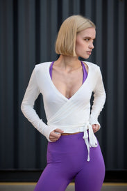 Damski top z długim rękawem SILKWRAP - BioTechUSA Poland