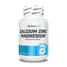 Calcium Zinc Magnesium - 100 tabletek - BioTechUSA Poland