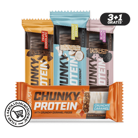 Chunky Protein Bar 3+1 - BioTechUSA Poland