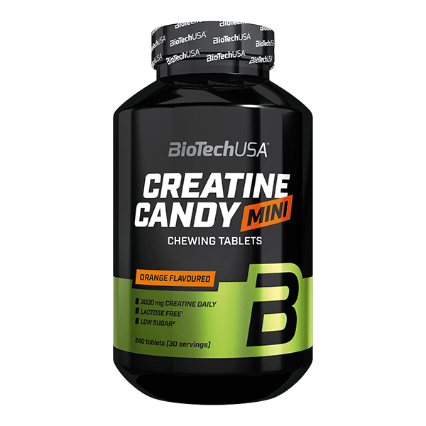 Creatine Candy Mini - 240 tabletki do żucia z kreatyną