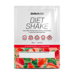 Diet Shake firmy BioTechUSA to bogaty w błonnik białkowy napój w proszku zawierający super składniki odżywcze, o niskiej zawartości tłuszczu, bez oleju palmowego.