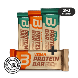 Vegan Protein Bar 3+1 - BioTechUSA Poland