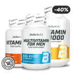 Multivitamin for Men + Vitamin C 1000 + Vitamin D3