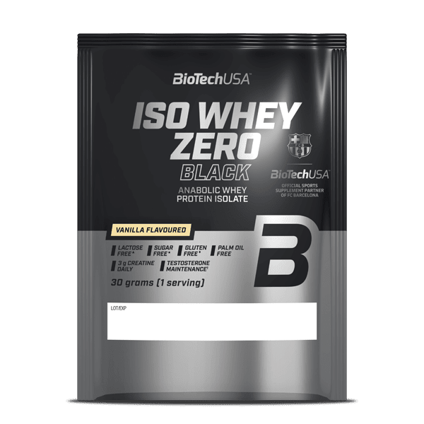 Proszek napoju Iso Whey Zero Black na podstawie izolatu serwatki - 30 g