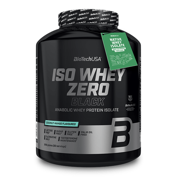Proszek napoju Iso Whey Zero Black na podstawie izolatu serwatki - 1816 g