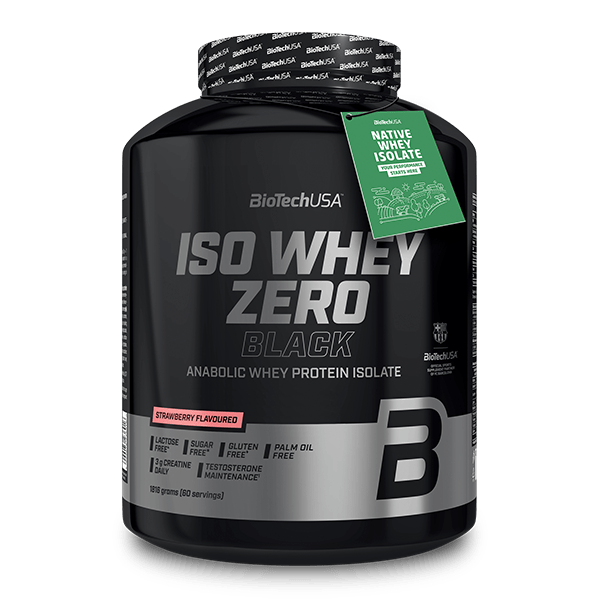Proszek napoju Iso Whey Zero Black na podstawie izolatu serwatki - 1816 g