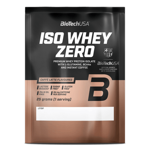 Iso Whey Zero Caffé latte - 25 g - BioTechUSA Poland