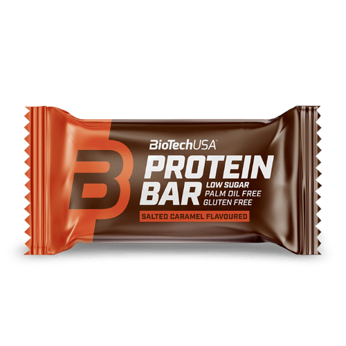 Baton białkowy BioTechUSA Protein Bar z wysoką zawartością białka, z białkiem serwatkowym i kolagenem.