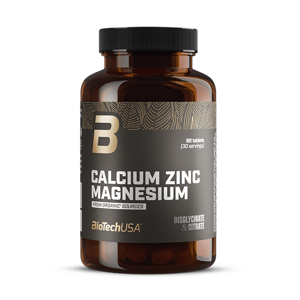Calcium Zinc Magnesium from organic sources - 90 tabletek