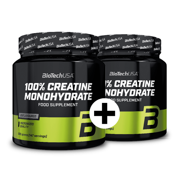 100% Micronized Creatine Monohydrate 2x500g