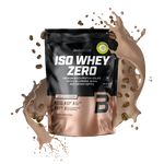 BioTechUSA Iso Whey Zero o obniżonej zawartości laktozy napój w proszku z izolatem białka serwatkowego, bez glutenu i cukru, w fantastycznych smakach. Zawartość białka wspomaga wzrost masy mięśniowej.