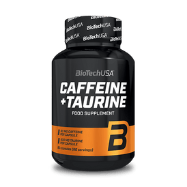 Caffeine + Taurine - 60 kapsułek - BioTechUSA Poland