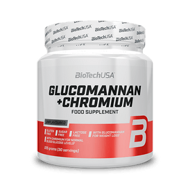 Glucomannan + Chromium - 225 g - BioTechUSA Poland