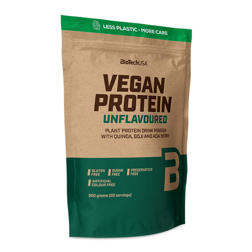Vegan Protein Unflavoured - 500 g bez dodatków smakowych